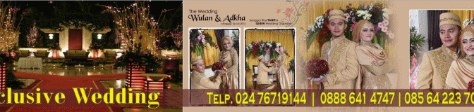 Paket Wedding dan Rias Pengantin Semarang 2017 BINA SAKINAH, wilayah layanan Kendal, Demak, Kudus, Jepara, purwodadi.